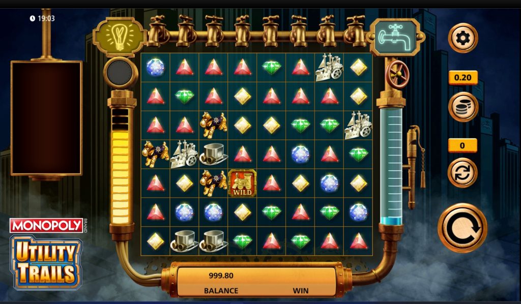 gameplay in Monopoly utility trails 