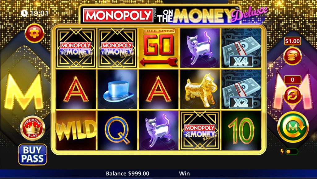 gameplay in monopoly on the money 